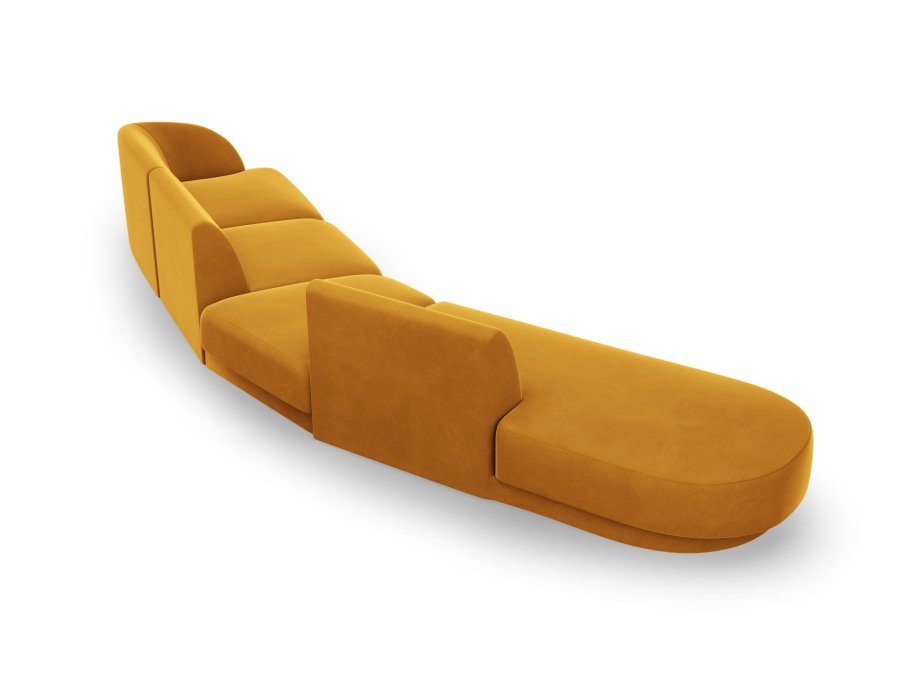 MICADONI  Modulsofa i flyel, venstre, Miley, 5 seter, 372x160x70