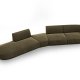 MICADONI  Modulsofa i flyel, venstre, Miley, 5 seter, 372x160x70