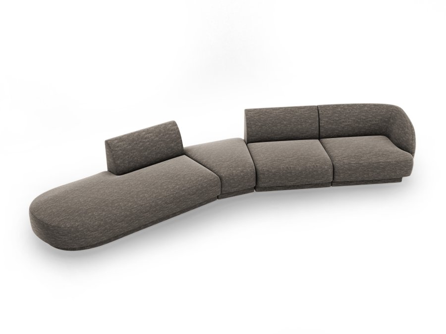 MICADONI  Modulsofa til venstre, Miley, 5 seter, 372x160x70