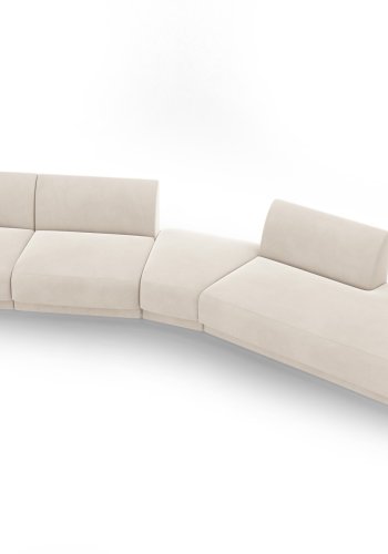MICADONI  Modulsofa i flyel til hyre, Miley, 5 seter, 372x160x70