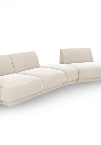 MICADONI  Modulsofa i flyel til hyre, Miley, 5 seter, 372x160x70