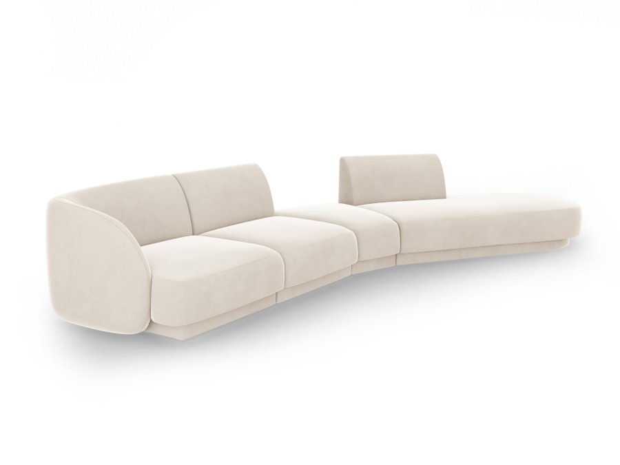 MICADONI  Modulsofa i flyel til hyre, Miley, 5 seter, 372x160x70