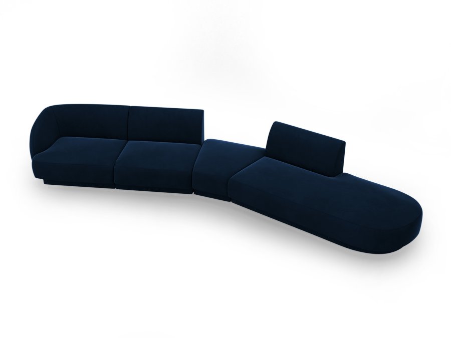 MICADONI  Modulsofa i flyel til hyre, Miley, 5 seter, 372x160x70