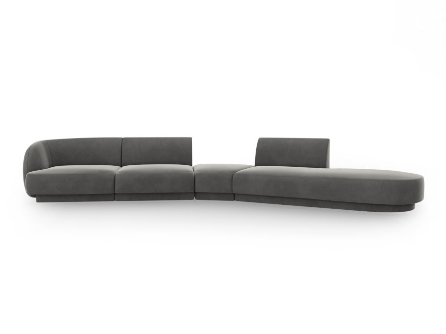 MICADONI  Modulsofa i flyel til hyre, Miley, 5 seter, 372x160x70