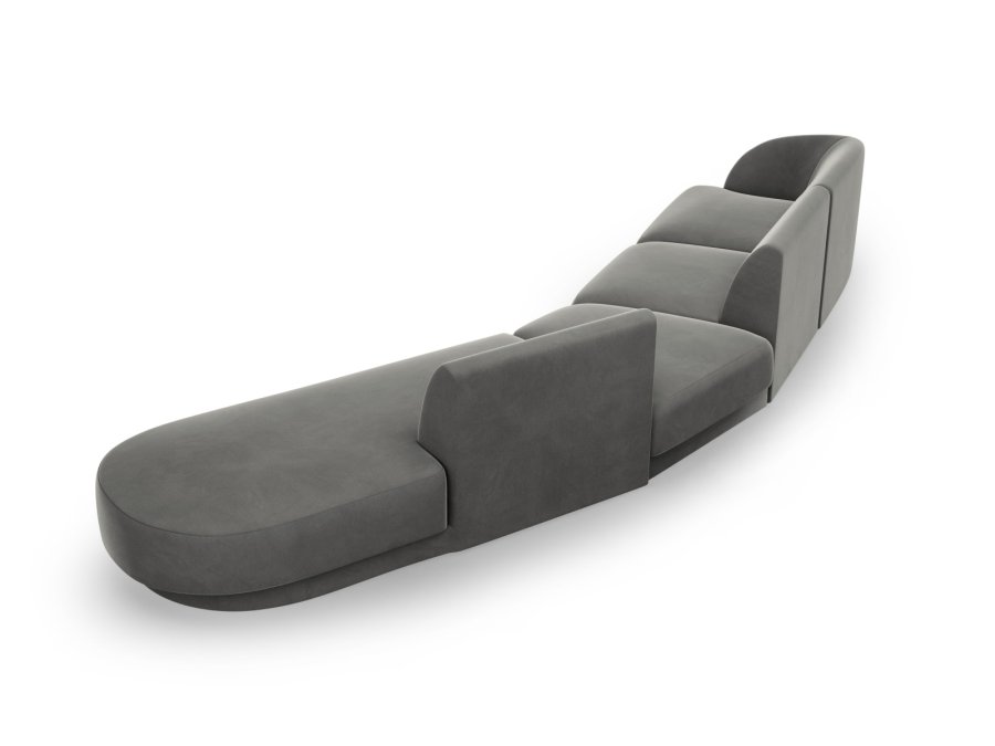 MICADONI  Modulsofa i flyel til hyre, Miley, 5 seter, 372x160x70