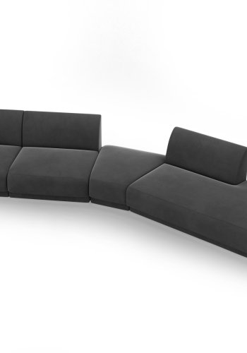 MICADONI  Modulsofa i flyel til hyre, Miley, 5 seter, 372x160x70