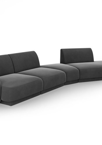 MICADONI  Modulsofa i flyel til hyre, Miley, 5 seter, 372x160x70