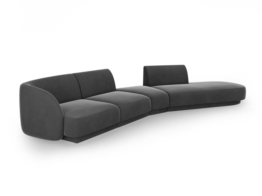 MICADONI  Modulsofa i flyel til hyre, Miley, 5 seter, 372x160x70