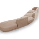 MICADONI Miley 5 pers. modulr sofa, hjre - cappuccino fljl