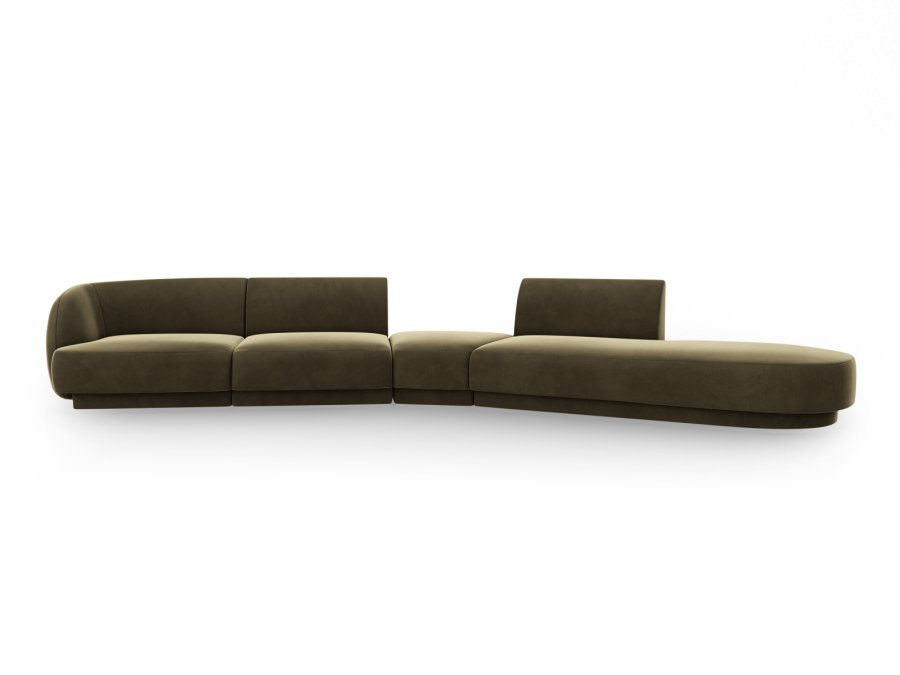 MICADONI  Modulsofa i flyel til hyre, Miley, 5 seter, 372x160x70