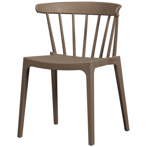 WOOOD BLISS HAGESTOL MED STENGER I KOLOGISK FIBER BRUN MELANGE