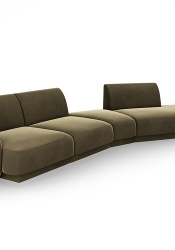 MICADONI  Modulsofa i flyel til hyre, Miley, 5 seter, 372x160x70