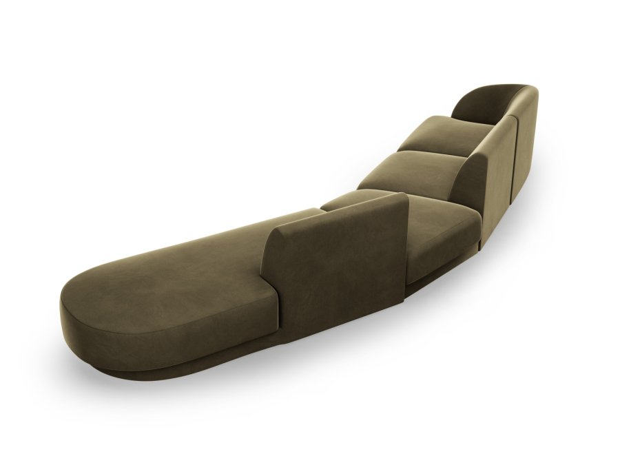MICADONI  Modulsofa i flyel til hyre, Miley, 5 seter, 372x160x70