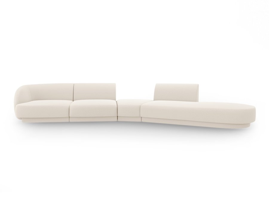 MICADONI  Modulsofa til hyre, Miley, 5 seter, 372x160x70
