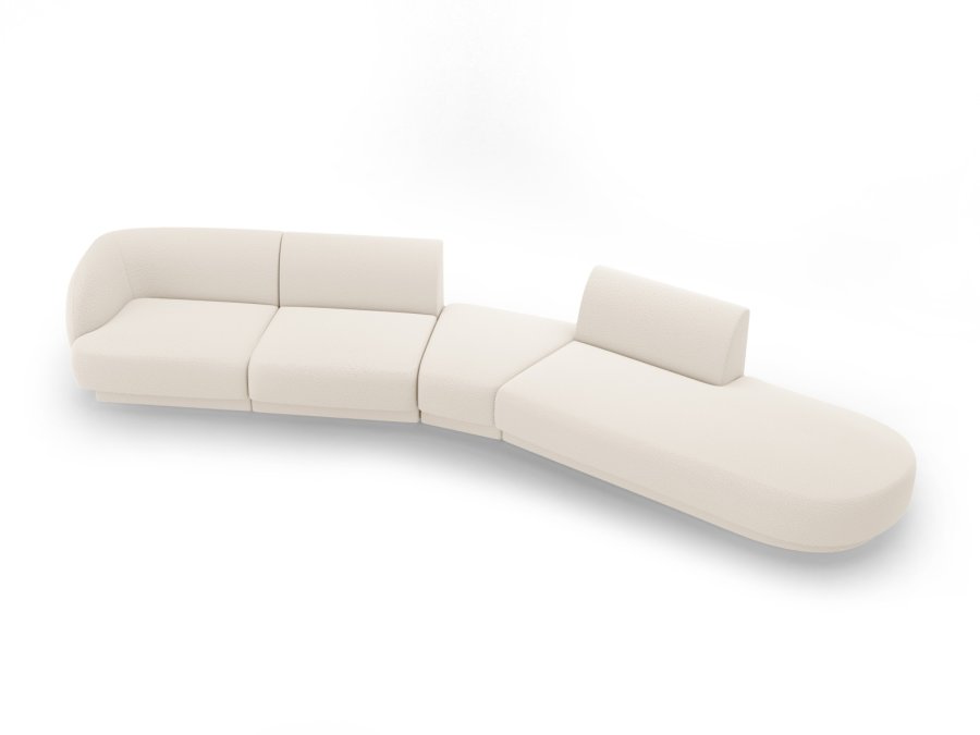 MICADONI  Modulsofa til hyre, Miley, 5 seter, 372x160x70