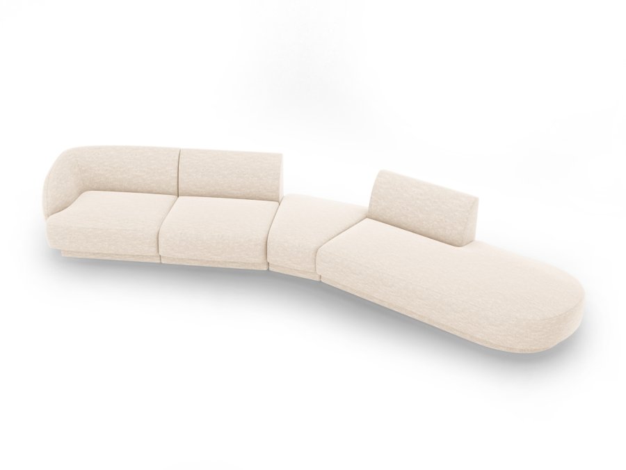 MICADONI  Modulsofa til hyre, Miley, 5 seter, 372x160x70
