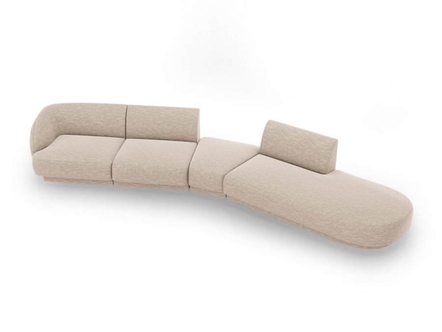 MICADONI  Modulsofa til hyre, Miley, 5 seter, 372x160x70