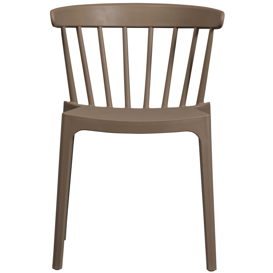 WOOOD BLISS HAGESTOL MED STENGER I KOLOGISK FIBER BRUN MELANGE