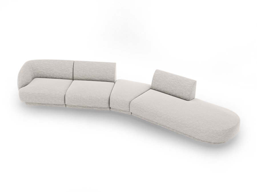 MICADONI  Modulsofa til hyre, Miley, 5 seter, 372x160x70