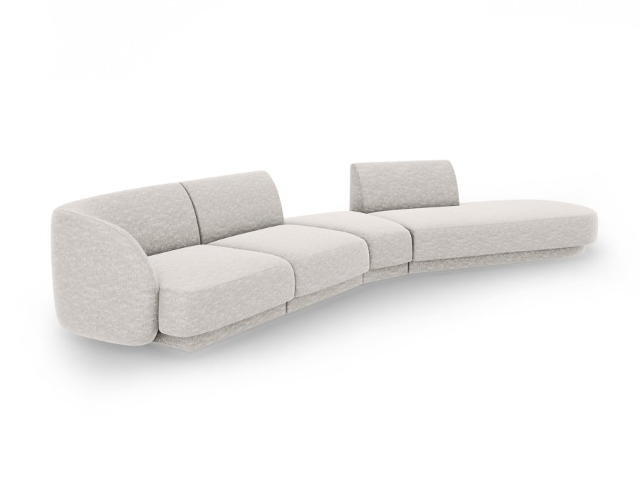 MICADONI  Modulsofa til hyre, Miley, 5 seter, 372x160x70