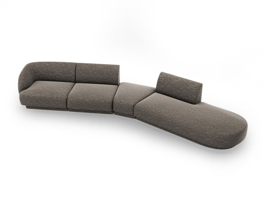 MICADONI  Modulsofa til hyre, Miley, 5 seter, 372x160x70