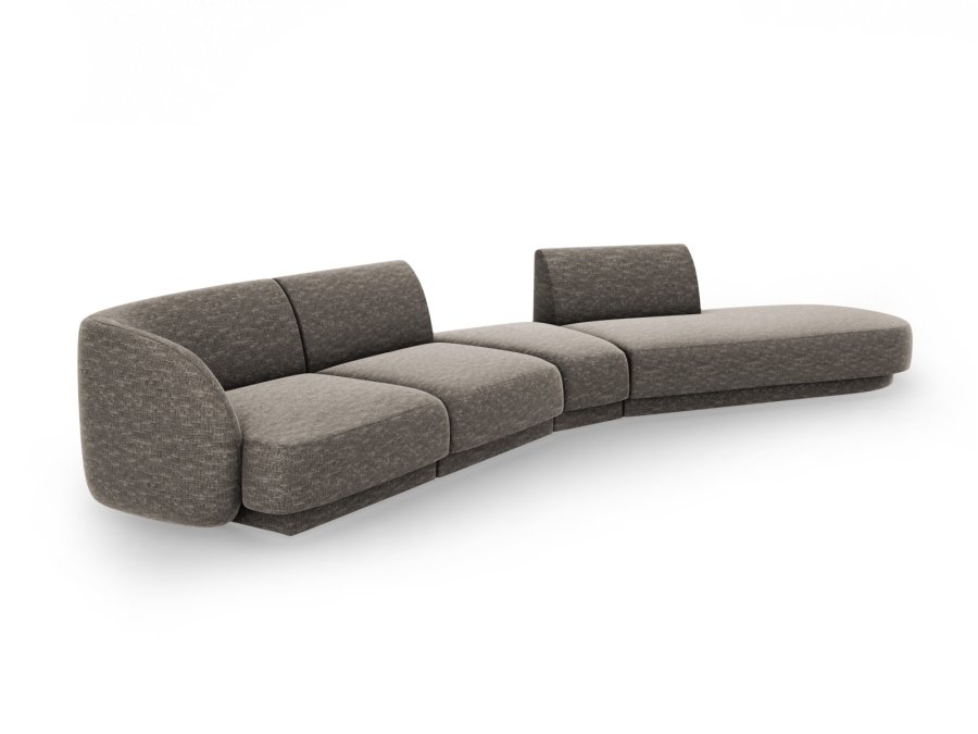MICADONI  Modulsofa til hyre, Miley, 5 seter, 372x160x70