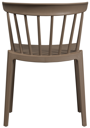 WOOOD BLISS HAGESTOL MED STENGER I KOLOGISK FIBER BRUN MELANGE