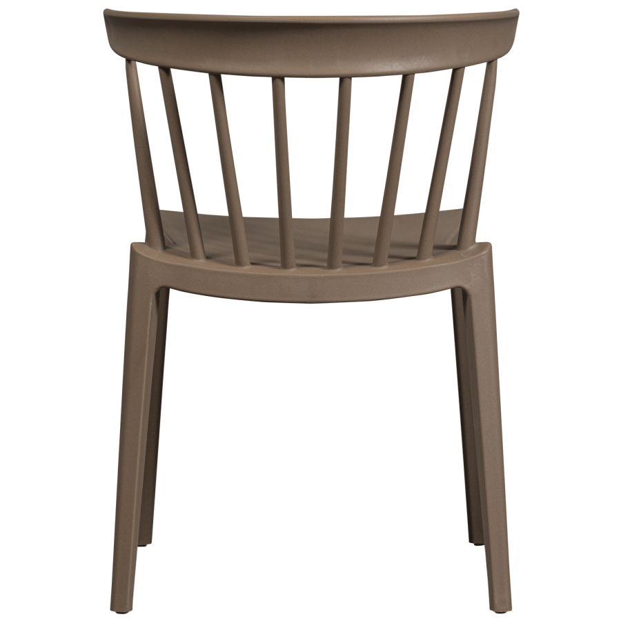 WOOOD BLISS HAGESTOL MED STENGER I KOLOGISK FIBER BRUN MELANGE