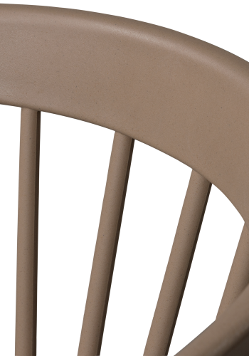 WOOOD BLISS HAGESTOL MED STENGER I KOLOGISK FIBER BRUN MELANGE