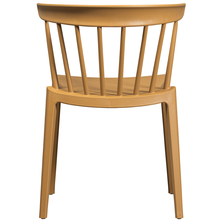 WOOOD BLISS HAVESTOL MED STANG I KOLOGISK FIBER KARAMEL MELANGE