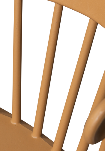 WOOOD BLISS HAVESTOL MED STANG I KOLOGISK FIBER KARAMEL MELANGE