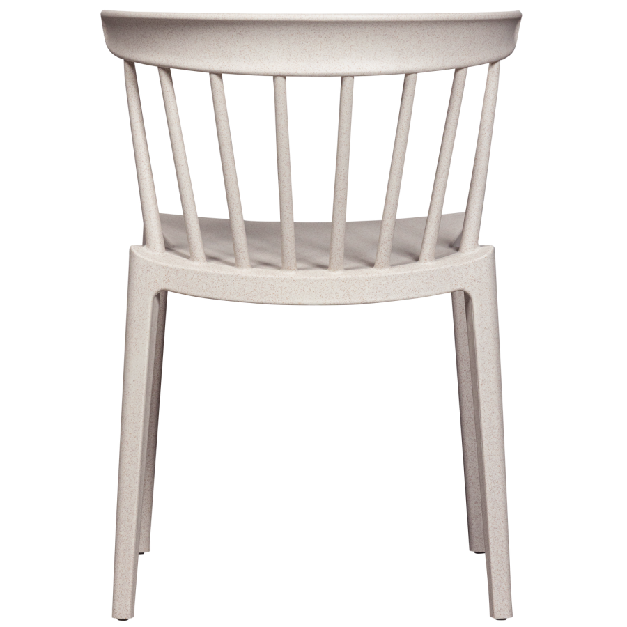 WOOOD BLISS HAVESTOL MED STANGE I KOLOGISK FIBER, OFF WHITE MELANGE