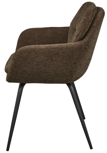 WOOOD RUNA SPISESTOL CHENILLE VARM BRUN