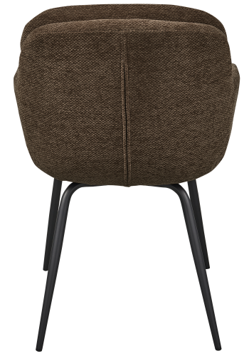 WOOOD RUNA SPISESTOL CHENILLE VARM BRUN