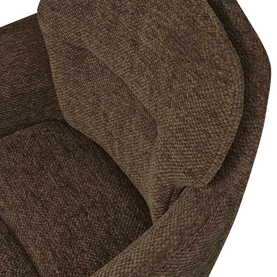 WOOOD RUNA SPISESTOL CHENILLE VARM BRUN