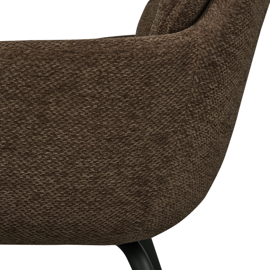 WOOOD RUNA SPISESTOL CHENILLE VARM BRUN