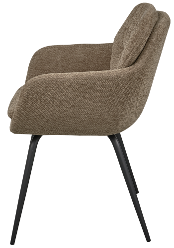 WOOOD RUNA SPISESTOL CHENILLE MRK SAND