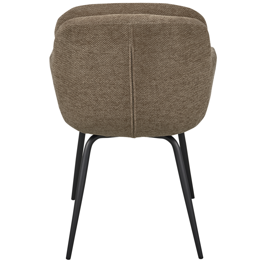 WOOOD RUNA SPISESTOL CHENILLE MRK SAND