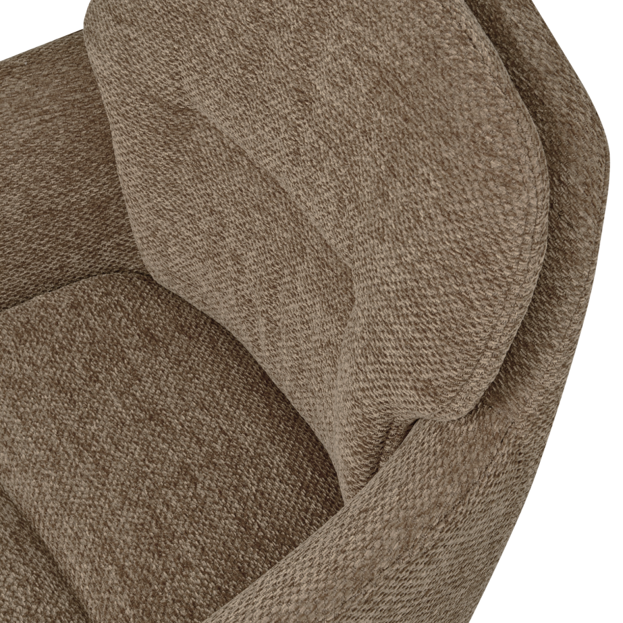 WOOOD RUNA SPISESTOL CHENILLE MRK SAND