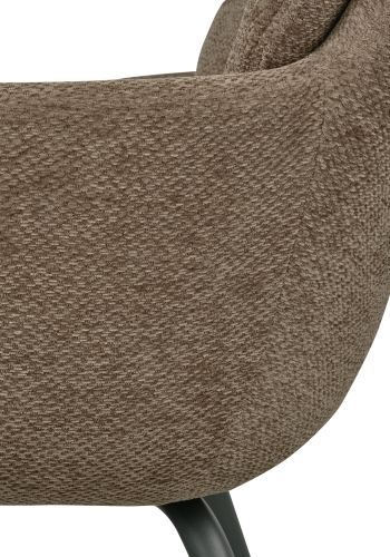 WOOOD RUNA SPISESTOL CHENILLE MRK SAND