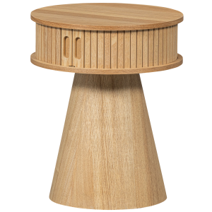 WOOOD KARRI NATBORD RUNDT TR NATURLIGT