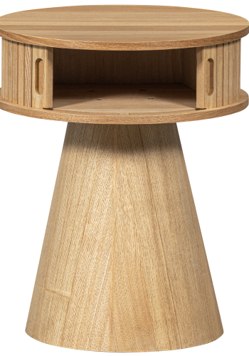 WOOOD KARRI NATBORD RUNDT TR NATURLIGT