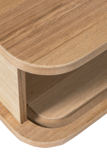 WOOOD JENA HNGENDE NATBORD VENSTRE/HJRE TR NATURLIG