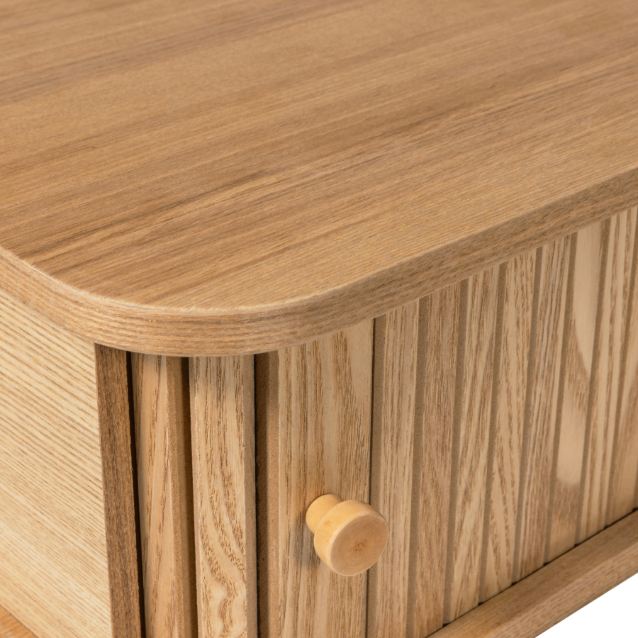 WOOOD JENA HNGENDE NATBORD VENSTRE/HJRE TR NATURLIG