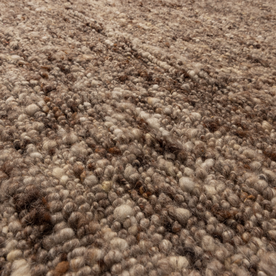 WOOOD EFIA ULLTEPPE BRUN MELANGE 170x240CM