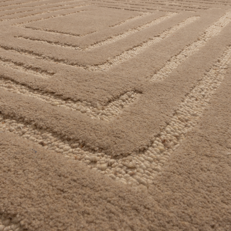 WOOOD ALICIA TEPPE ULL SAND 170x240CM