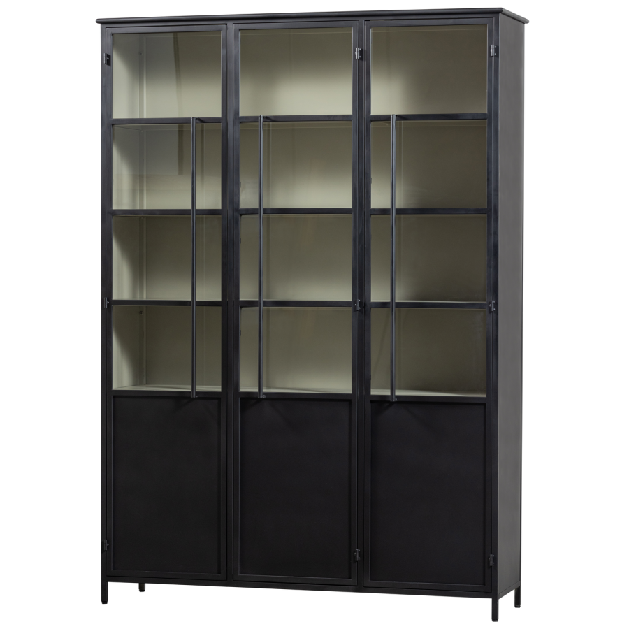 WOOOD EXHIBIT XL 3-DRS DISPLAYMONTER METAL SORT