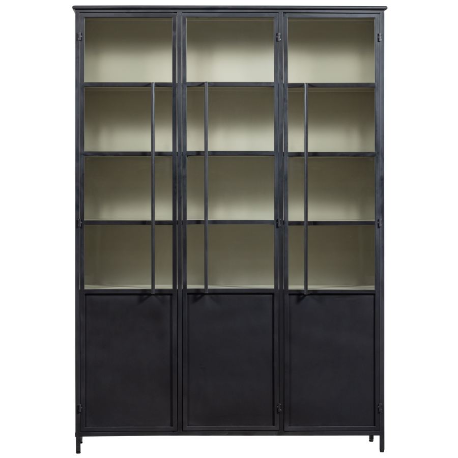 WOOOD EXHIBIT XL 3-DRS DISPLAYMONTER METAL SORT