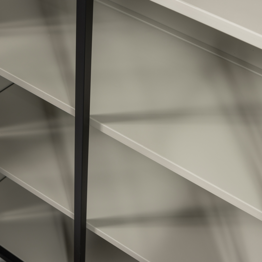 WOOOD EXHIBIT XL 3-DRS DISPLAYMONTER METAL SORT