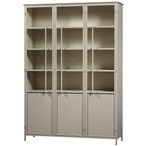 WOOOD EXHIBIT XL 3-DRS DISPLAYMONTER METAL SAND